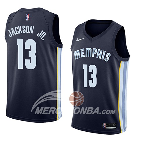 Maglia NBA Memphis Grizzlies Jaren Jackson Jr. Icon 2018 Blu